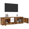vidaXL Mobile Porta TV con LED Legno Antico 120x30x36 cm Multistrato
