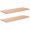 vidaXL Soglie per finestre 2 pz Naturale 120 x 40 x 2 cm