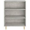 vidaXL Credenza Grigio Cemento 69,5x32,5x90 cm in Legno Multistrato