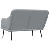vidaXL Panca Grigio Chiaro 110x76x80 cm in Tessuto