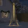 vidaXL Albero di Natale a LED 525 LED Bianco Caldo 302 cm