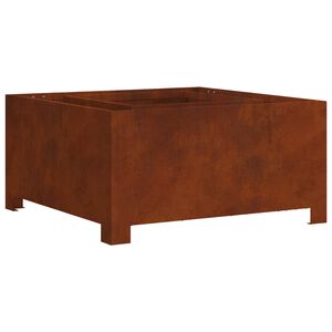 vidaXL Focolare Marrone 80 x 80 x 40 cm