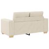 vidaXL Divano 3 pcs Beige 221 x 80 x 80 cm Tessuto misto lino