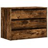 vidaXL Cassettiera Angolare Rovere Fumo 80x41x58cm Legno Multistrato