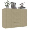 vidaXL Credenza Rovere Sonoma 88x30x65 cm in Legno Multistrato
