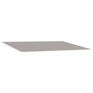 vidaXL Telo di ricambio per tenda da sole Grigio Chiaro 400 x 200 cm