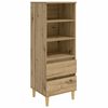 vidaXL Credenza Rovere Artigianale 40 x 36 x 110 cm