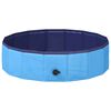 vidaXL Piscina Pieghevole per Cani Blu 80 x 80 x 20 cm PVC