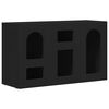 vidaXL Credenza ELST Nero 100 x 35 x 59 cm Legno ingegnerizzato