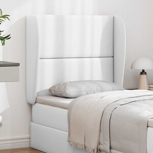 vidaXL Orecchia della Testata Bianco PVC