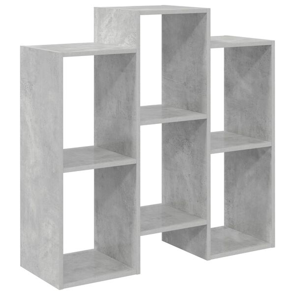 vidaXL Credenza Grigio cemento 90 x 30 x 90 cm