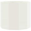 vidaXL Fioriera Bianco 60 x 60 x 50 cm Acciaio