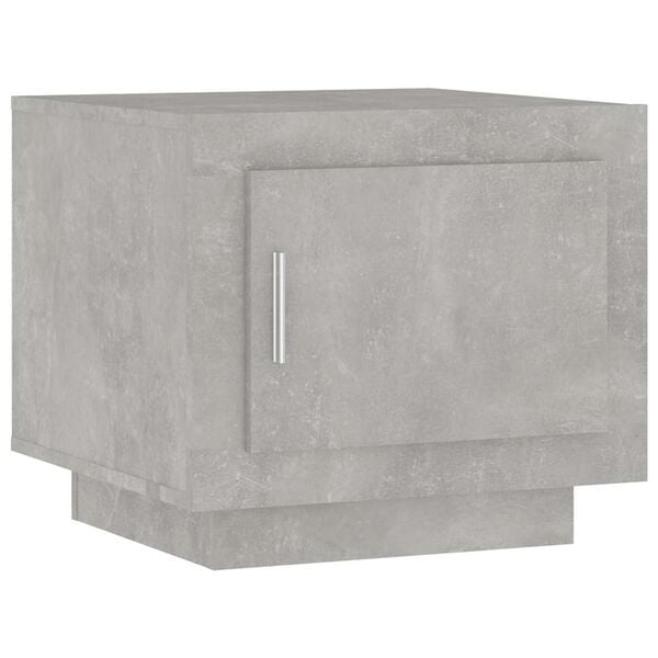 vidaXL Tavolino Salotto Grigio Cemento 51x50x45 cm Legno Multistrato