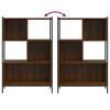vidaXL Libreria Rovere Marrone 72x28x109 cm in Legno Multistrato