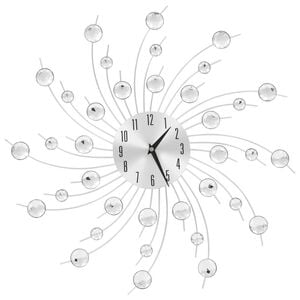 vidaXL Orologio da Parete con Movimento al Quarzo Design Moderno 50 cm
