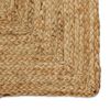 vidaXL Tappeto da Area Beige 240 x 240 cm Juta