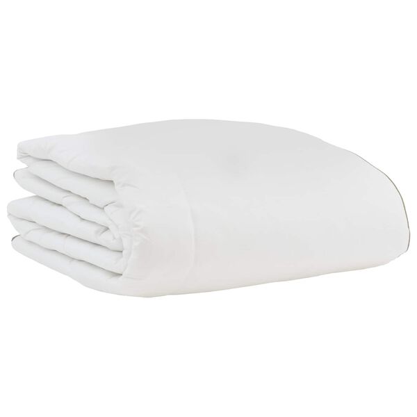 vidaXL Duvet Invernale con cuscino 3 pcs Bianco Piuma d'anatra