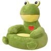 vidaXL Poltrona in Peluche per Bambini Rana Verde