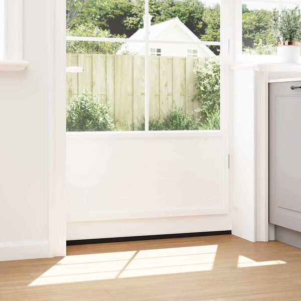 vidaXL Spazzole per porte a vite 12 pcs Bianco 100 cm