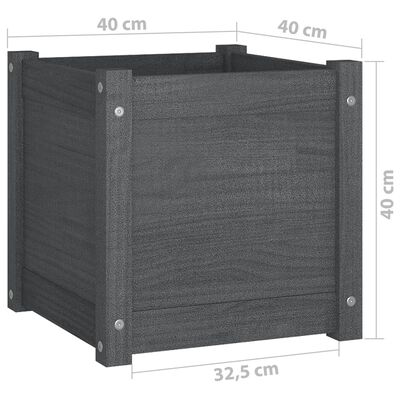 VidaXL Fioriera Modulare Da Giardino 160x120x53 Cm – 6 Vaschette In PP, Colore Grigio Blu, Effetto Rattan - 3