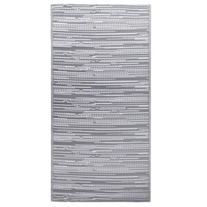 vidaXL Tappeto da Esterni ARAKIL Grigio 120x180 cm in PP