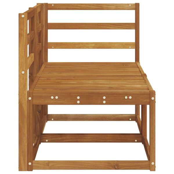 vidaXL Divano modulare da esterno e angolare 2 Pezzo Naturale