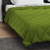 vidaXL Duvet Estivo Verde 240 x 200 cm Microfibra