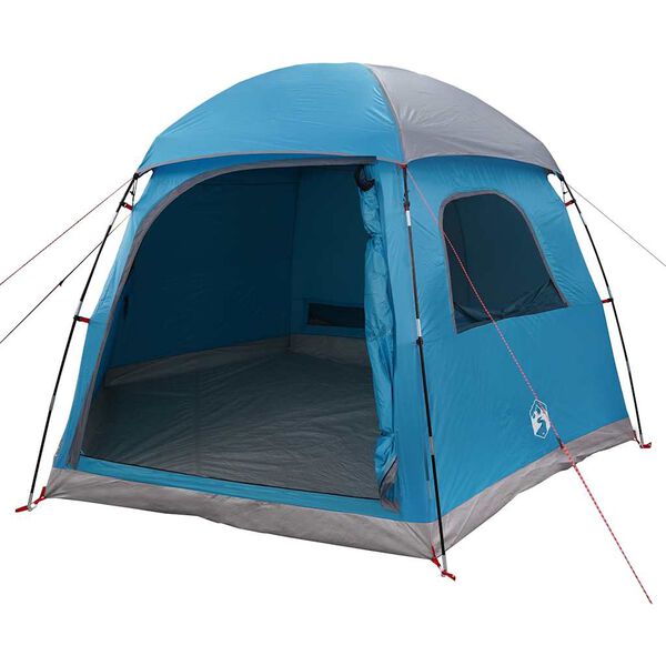 vidaXL Tenda Familiare Igloo per 6 Persone Blu Impermeabile