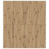 vidaXL Struttura letto con contenitore Rovere artigianale 200 x 200 cm