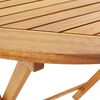 vidaXL Set Pranzo da Giardino 5 pz Foglie in Tessuto e Legno Massello