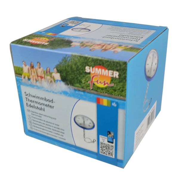 Summer Fun Termometro a Boa in Acciaio Inox