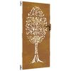 vidaXL Cancello da giardino 85x175 cm con design ad albero