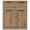 vidaXL Credenza Rovere Artigianale 60x30x70 cm in Legno Multistrato