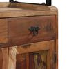 vidaXL Credenza con Ripiani in Legno Massello di Recupero 120x35x200cm