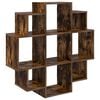 vidaXL Scaffale da parete Rovere Fumo 90 x 25 x 90 cm