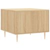 vidaXL Tavolino da Salotto Rovere Sonoma 50x50x40 cm Legno Multistrato