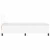 vidaXL Letto a molle con materasso Bianco 100 x 200 cm Pelle sintetica