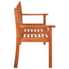 vidaXL Panchina da Giardino e Cuscino 3 Posti 150cm Eucalipto Massello