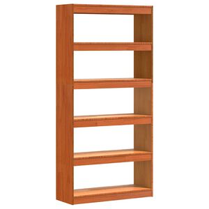 vidaXL Armadio per Libri Marrone cerato 80 x 30 x 167,5 cm