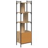 vidaXL Libreria Rovere artigianale 44,5 x 30 x 154,5 cm