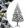 vidaXL Albero di Natale artificiale con 300 LED Bianco 240 cm