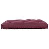 vidaXL Cuscino per Divano Bordeaux 120 x 80 x 12 cm Tessuto