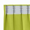 vidaXL Tende Blackout con Anelli 2 pcs Verde 140 x 140 cm Poliestere