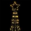 vidaXL Albero di Natale a LED 550 LED Bianco Caldo 300 cm