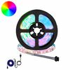 vidaXL Striscia LED 12 pz Nero e trasparente Rame e plastica