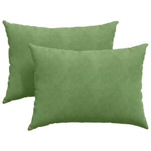 vidaXL Cuscini da Divano 2 pcs Verde chiaro 70 x 50 cm