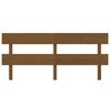 vidaXL Testiera per Letto ambra 204x3x81 cm in Legno Massello di Pino