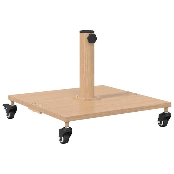 vidaXL Base per ombrellone Legno Chiaro 45 x 45 x 31,5 cm