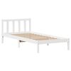 vidaXL Letto senza Materasso Bianco 90x190 cm in Legno Massello Pino