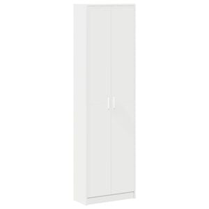 vidaXL Guardaroba Bianco 55 x 25 x 189 cm Legno ingegnerizzato